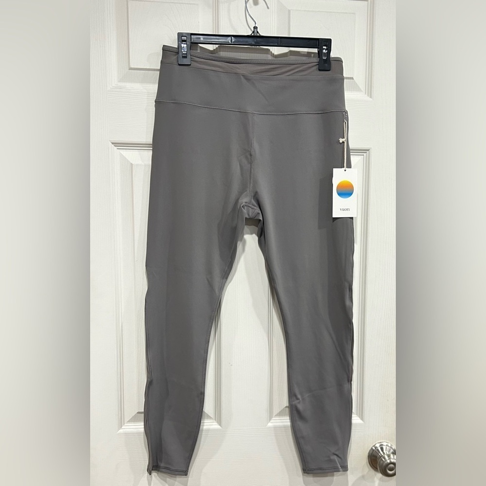 Vuori Women's XL Hot Mesh Legging Smoke Grey NWT High-Waist Performance Stretch - Picture 1 of 7